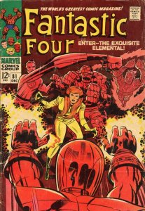 Fantastic Four #81 (1968)Comic Book G/VG 3.0