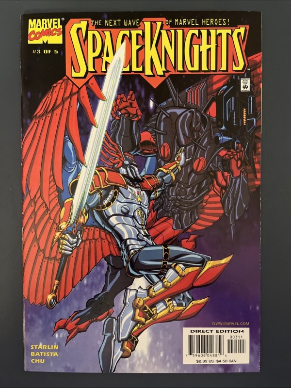 Spaceknights 1-3 Lot Marvel Comics 2000 Jim Starlin ROM Spinoff Limited Series