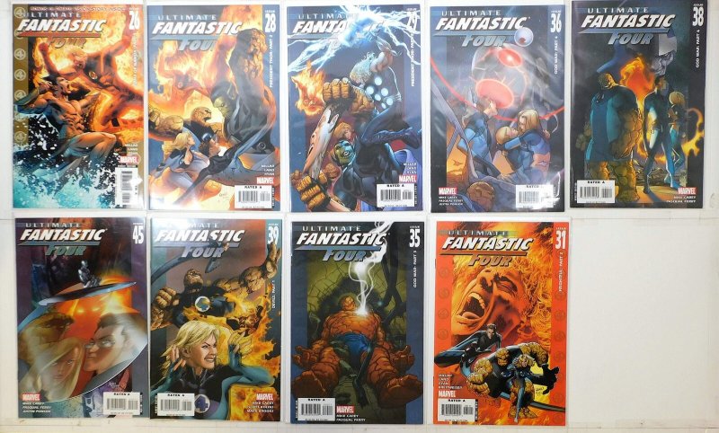 Ultimate Fantastic Four Lot 9 #16, 26, 28, 29, 31 35 36 38 39 2005 Marvel Comics