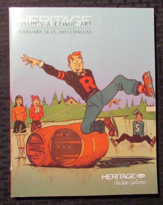 2011 Feb 24-25 HERITAGE Comics Comic Art Catalog ARCHIE Dallas TX CRUMB 324p VF-