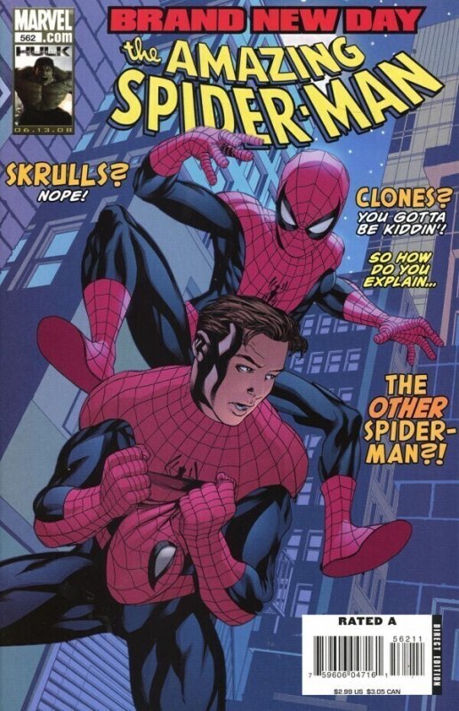 AMAZING SPIDER-MAN #562 (2008) MIKE MCKONE | DIRECT EDITION