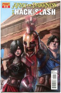 ARMY OF DARKNESS HACK SLASH #5, NM-, 2013, Horror, more AOD in store