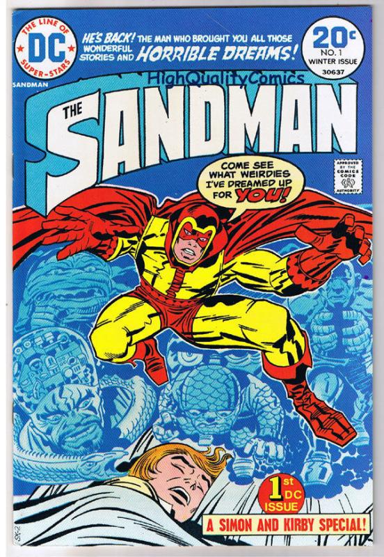 SANDMAN #1, FN-, Jack Kirby, Joe Simon, Dreams, 1974, more JK in store