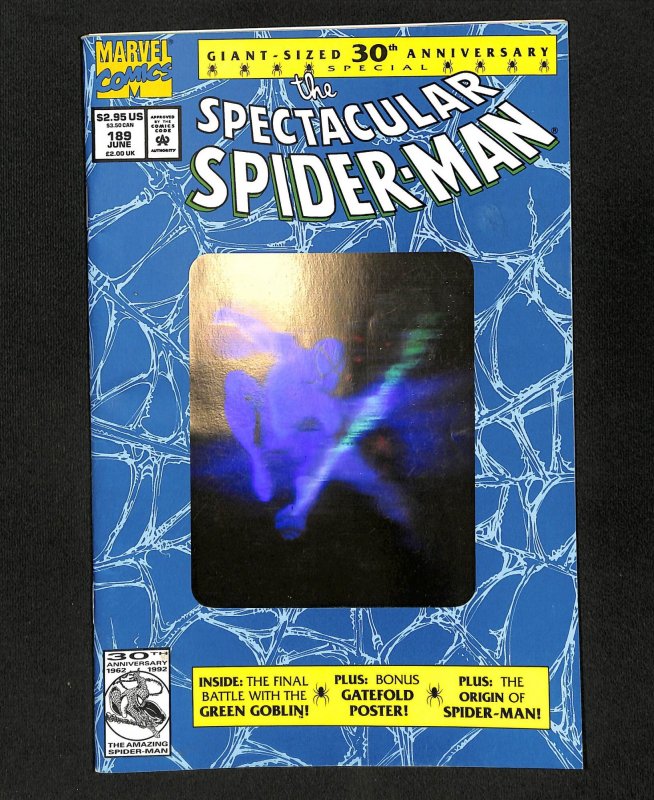 Spectacular Spider-Man #189 Hologram Cover!