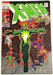 UNCANNY X-MEN#55 FN/VF 1969 BARRY SMITH CVR MARVEL SILVER AGE COMICS