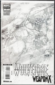 Wolverine Weapon X #1 Sketch Cover (2009) Wolverine