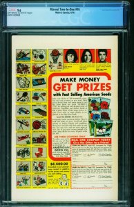 Marvel Two-In-One #16 CGC 9.6 1976 Thing- KA-ZAR 2070169008