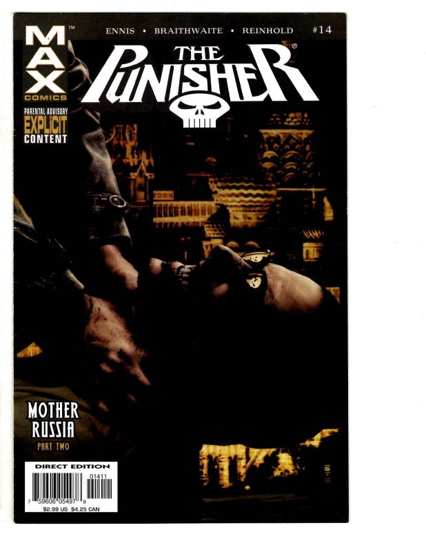 3 The Punisher MAX Comic Books # 13 14 15 Garth Ennis Dougie Braithwaite CB8