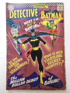 Detective Comics #359 (1967) Fair Condition 1st Batgirl