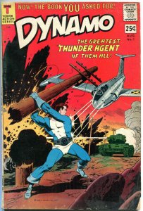 DYNAMO #1, VG+, Thunder Agent, Wally Wood, 1966, Crandall, more WW in store