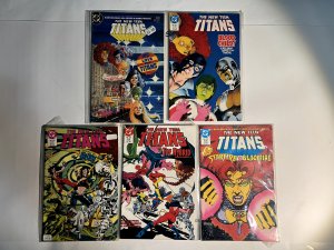 5 The New Teen Titans DC Comic Books# 6 23 25 26 42 Batman Superman 20 JS13