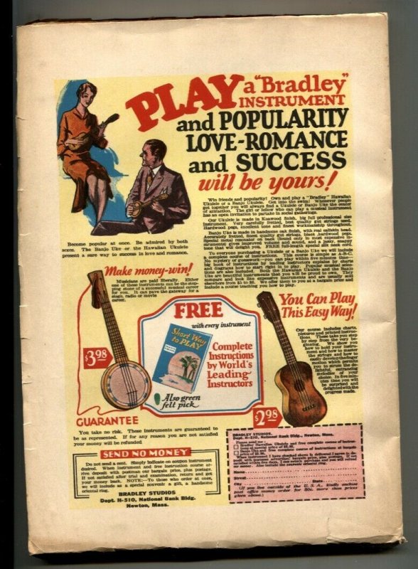 Love Story Pulp May 9 1931- Modest Stein cover FN-