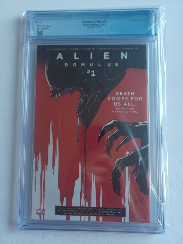 Uncanny X-Men #2 Vecchio Variant - Gambit - 2024 - CGC 9.8