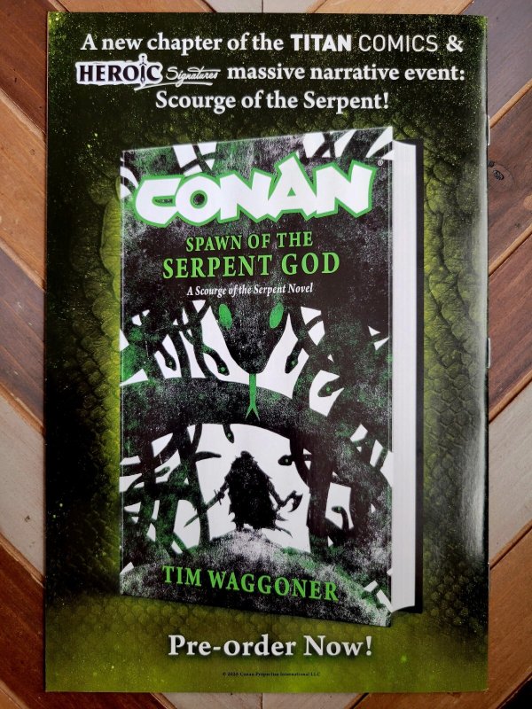 Conan The Barbarian Scourge Of The Serpent #1-2 Bergara & Gist Covers Titan 2025