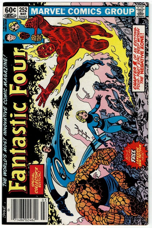 Fantastic Four #252 No Tattooz. (Mar 1983, Marvel)  7.0 FN-VF