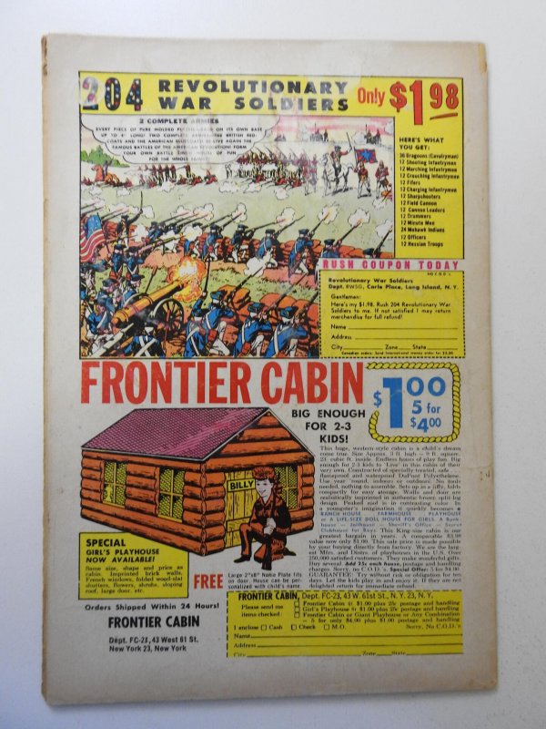 Blackhawk #169 (1962) GD/VG Moisture stain, Centerfold detached bottom staple