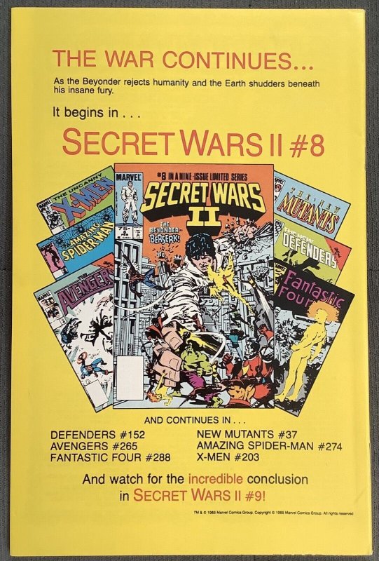 The Avengers #264 (1986, Marvel) 1st Appearance New Yellowjacket. NM