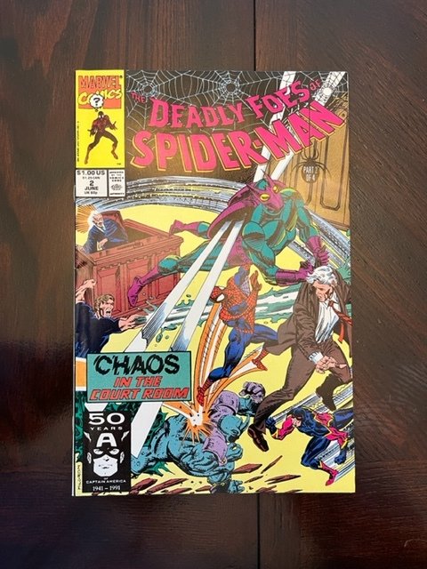 Deadly Foes of Spider-Man #2 Direct Edition (1991) - NM