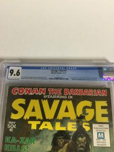 Savage Tales 1 CGC 9.6 OW/W First Appearance Of Man-Thing Marvel Comics