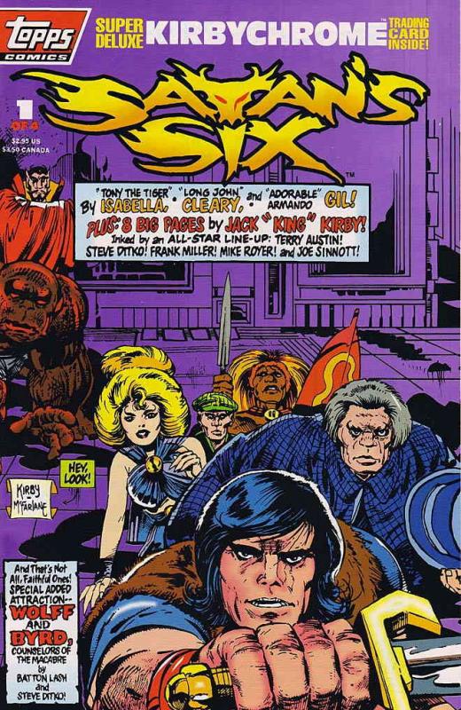 Satan's Six #1 VF ; Topps | Todd McFarlane Cover Jack Kirby