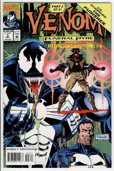 VENOM, FUNERAL PYRE #3, NM, Punisher, Tom Lyle, Potts, more Marvel in store