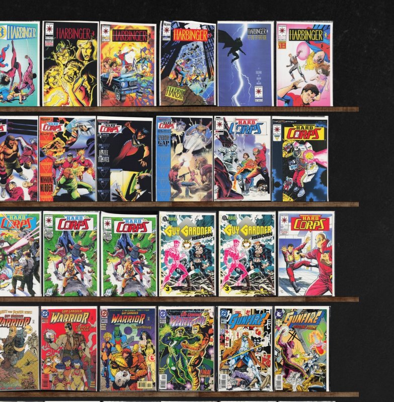 Huge Lot 150+ Comics with The H.A.R.D. Corps, Outsiders, Harbinger & More!