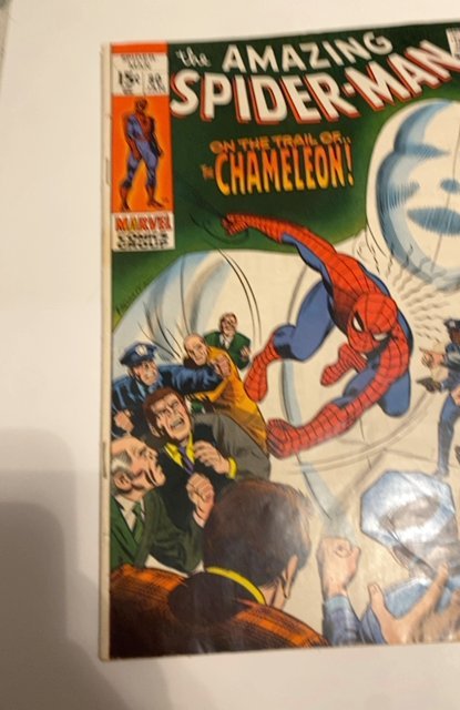 The Amazing Spider-Man #80 (1970)vs the chameleon