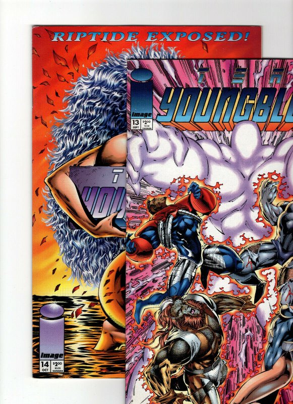 TEAM YOUNGBLOOD #13 & #14 (1994, Image Comics)  