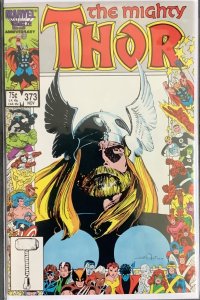 Thor #373 Direct Edition (1986, Marvel) 25th Anniversary Cover.  NM+
