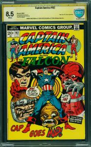 Captain America #162 (Marvel, 1973)  CBCS 8.5 2x Sigs