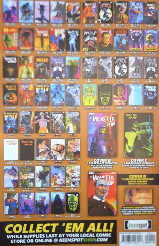 Mark Spears: The Monster and the Wolf #1 Cover A21