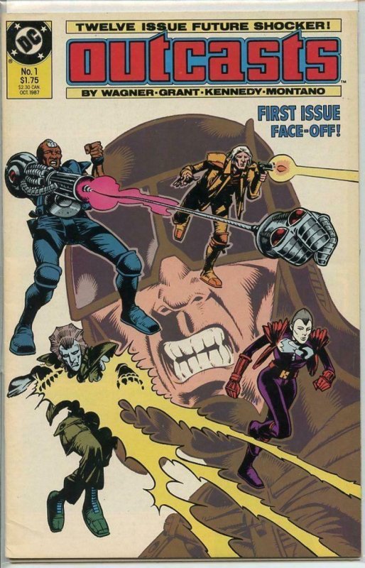 OUTCASTS #1, VF/NM, Wagner, Grant, DC, 1987 more DC in store