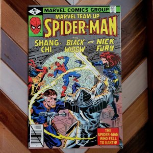 Marvel Team-Up #85 NM- (Marvel 1979) Spider-Man SHANG-CHI, Black Widow NICK FURY