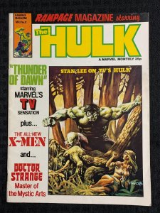 1979 HULK RAMPAGE UK Marvel Magazine #11 VG+ 4.5 Dr. Strange / X-Men