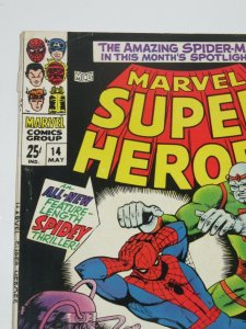 Marvel Super-Heroes #14 Spider-Man 1968 Silver Age Marvel Comics FN/VF