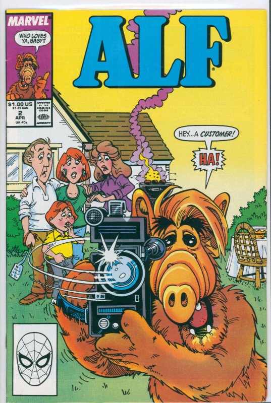 ALF #2 Marvel Comics 1988 VF