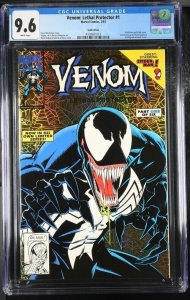 VENOM: LETHAL PROTECTOR #1 CGC 9.6 GOLD EDITION SPIDER-MAN WHITE PAGES