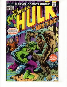 The Incredible Hulk #197 (1976) MAN-THING! Classic Berni Wightson Cover !!!