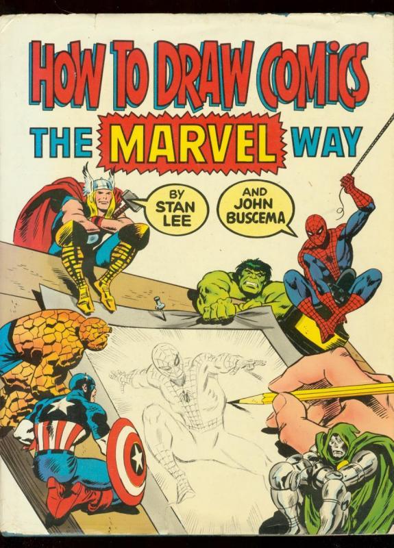 How To Draw Comics The Marvel Way Hardcover 1978- Romita- Buscema