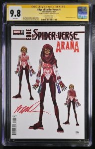 Edge Of Spider-Verse (2022)#1 (CGC 9.8 SS)Signed Humberto Ramos *Variant Cover A