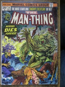 MAN THING (1974) 10 G-VG Ploog Oct. 1974 COMICS BOOK