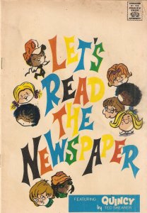 Let's Read The Newspaper #1 FN ; King Features | Quincy by Ted Shearer 1974