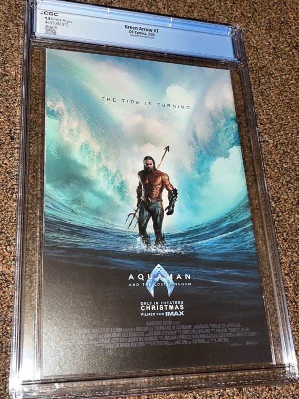 Green Arrow 7 (2024) Jay Anacleto 1:25 Variant Cover, CGC Graded 9.8