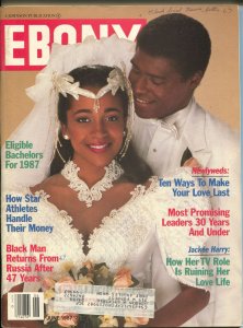 Ebony 6/1987-Eligible Bachelors-Black Man Returns from Russia After 47 Years-VG