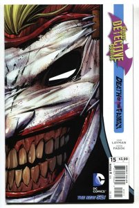 DETECTIVE COMICS #15 2013 Die Cut Joker cover-NM-