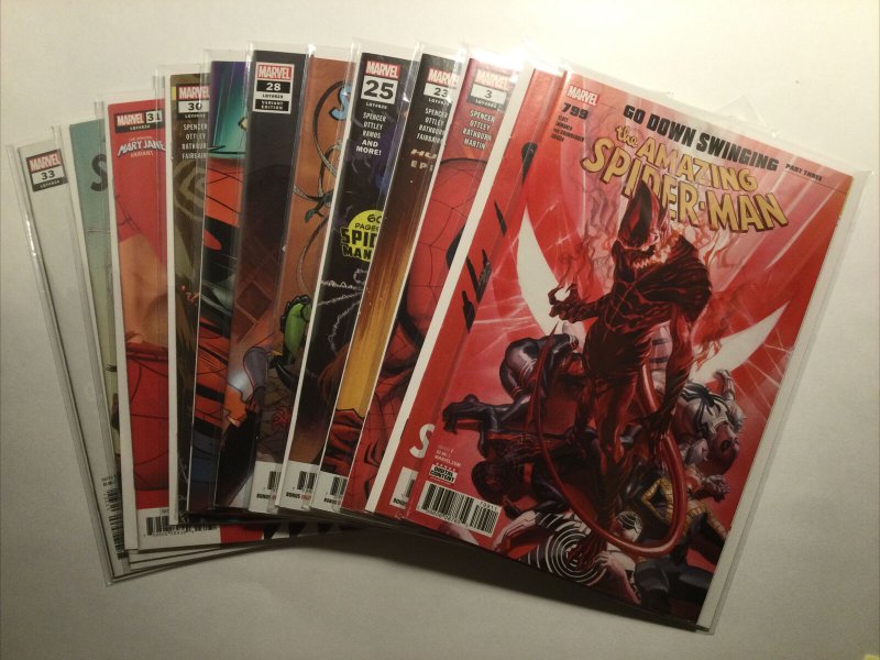 Amazing Spider-Man 799 801 804 824 826 828-834 Nm Lot Run Set Marvel