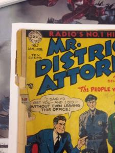 Mr. DIstrict Attorney #7 Poor Condition (details in description) Golden Age DC C