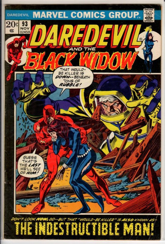 Daredevil #93 (1972) 5.0 VG/FN