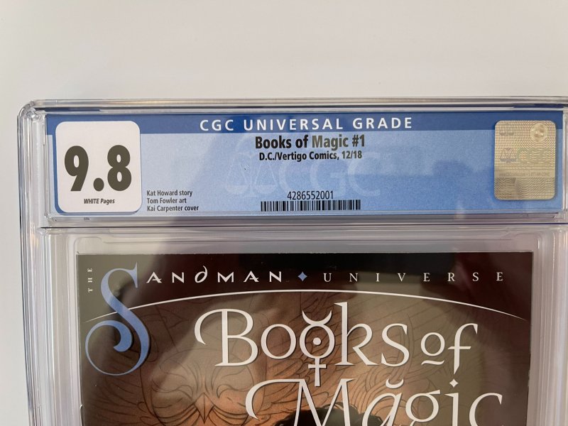 BOOKS OF MAGIC #1 (SANDMAN UNIVERSE) - VERTIGO DC COMICS - (2018)