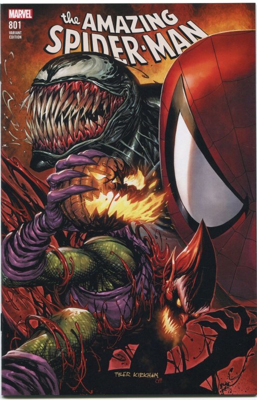 Amazing Spider-Man #801 Unkwon Comics Exclusive Variant Cover by Tyler Kirkham